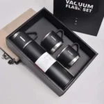 3 in 1 Vacuum Insulated Thermal Flask Set With Cup Set - Image 5