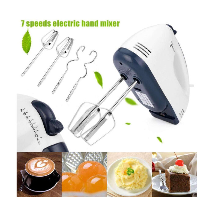 Scarlett – Electric Egg Beater and Mixer for Cake Cream – White - Image 2